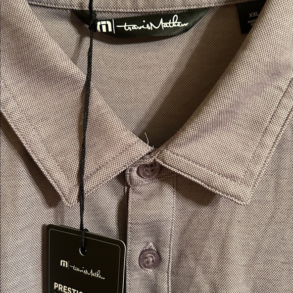 Travis Mathew Purple Polo Shirt NWT - Picture 2 of 5
